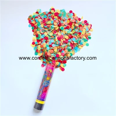 Cañón de confeti con resorte de 20,5 cm